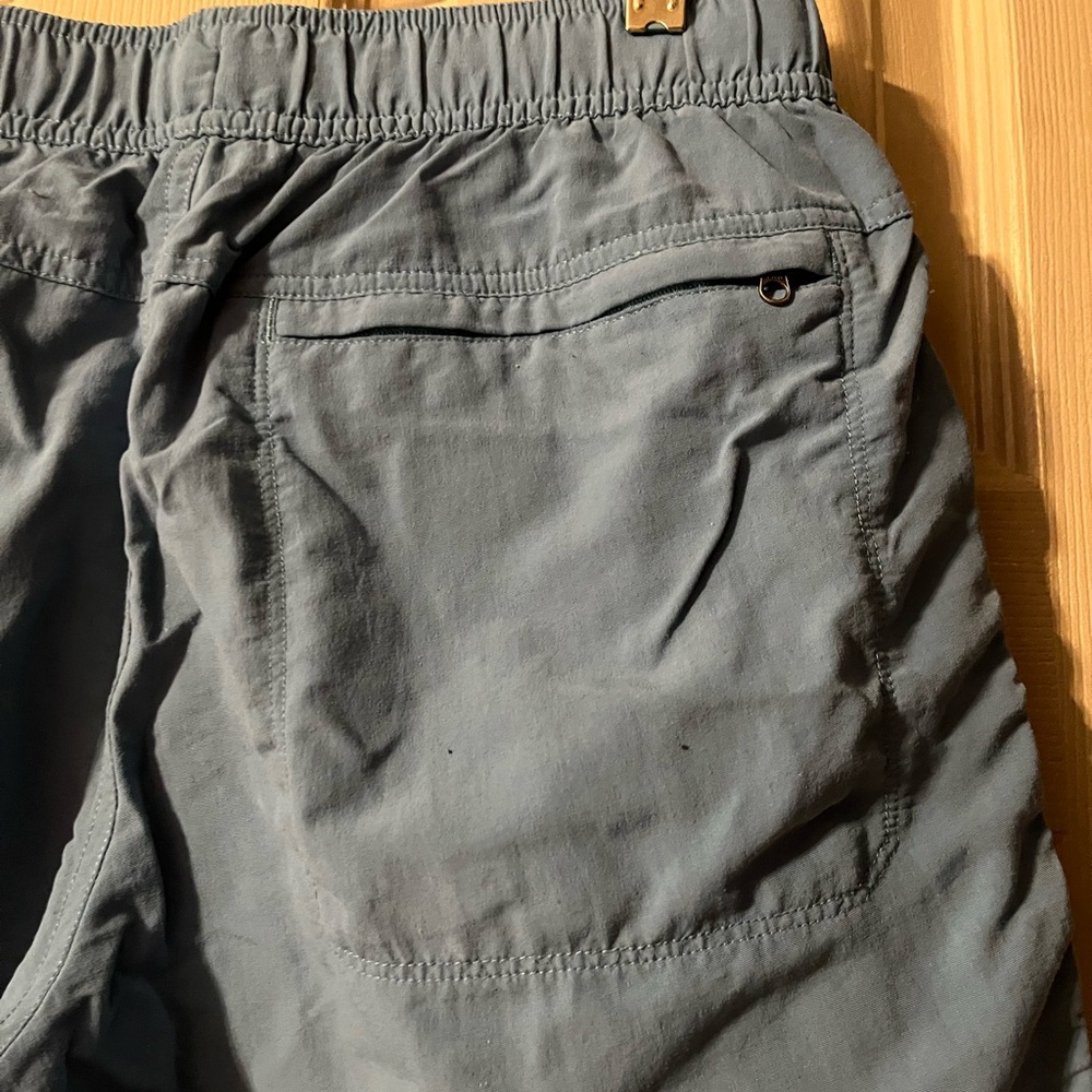 The North Face  teal colored shorts unisex size medium